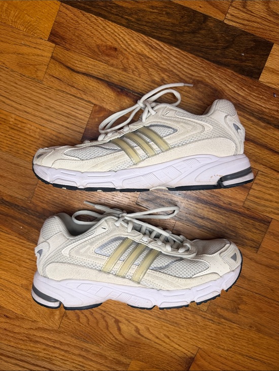 adidas Originals Shoes - adidas Originals Cream White Athletic Sneakers